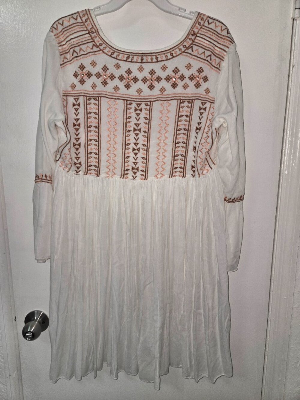 Melissa Odabash Natalia Embroidered Mini Dress / Tunic Size M - Picture 5 of 8